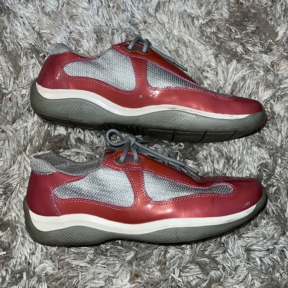 Prada PATENT LEATHER TRAINERS - Picture 3 of 7